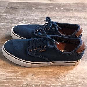 mens vans navy blue